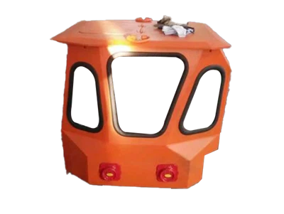 Індивідуальний жовто-чорний шахтний механічний екскаватор з кабіною трактора